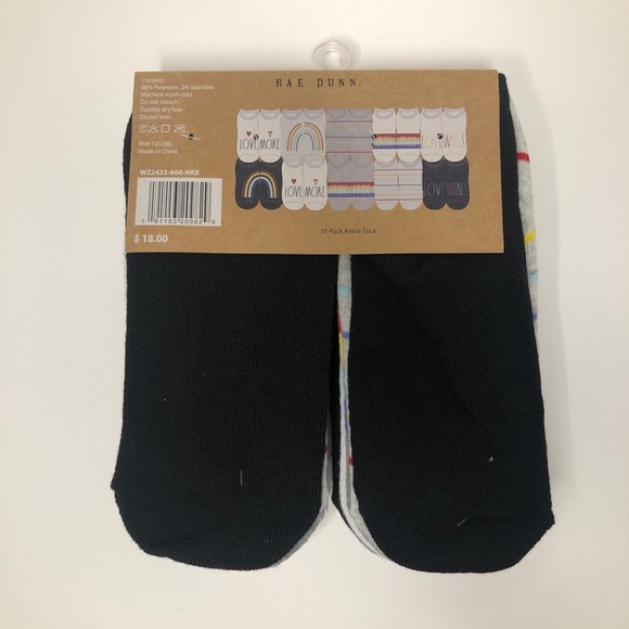 Rae Dunn Love Wins "Be Proud" Socks | Sizes 5-10 - Picture 3 of 5